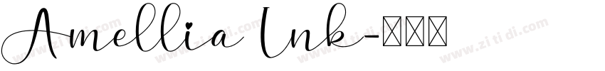 Amellia Ink字体转换